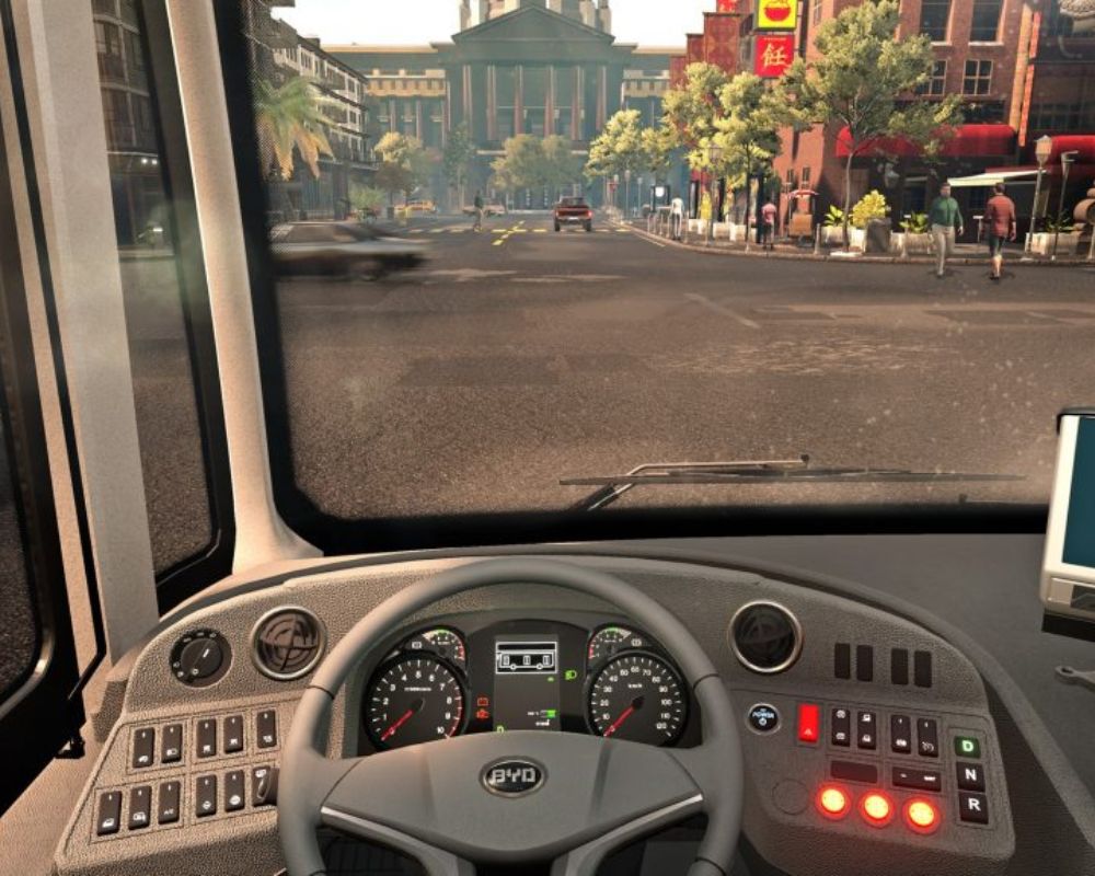 Jeu de simulation de bus