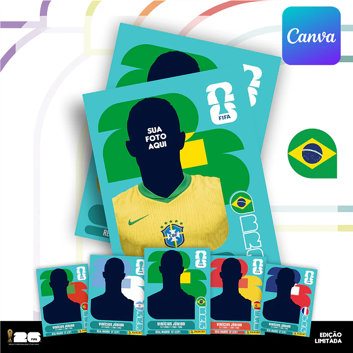 App pour transformer vos photos en autocollants de la Coupe du Monde.