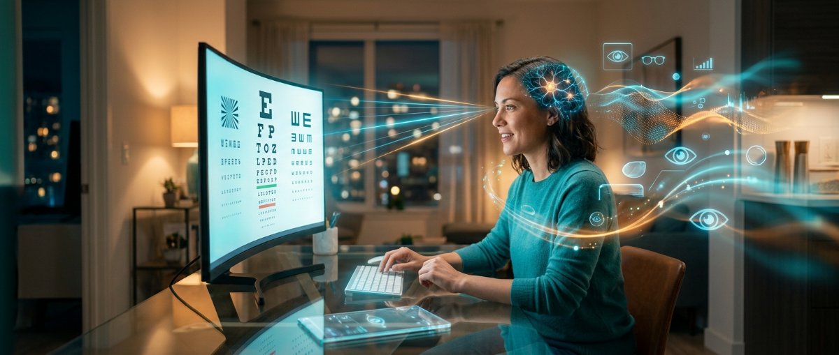 Comment passer un examen de la vue en ligne : application gratuite