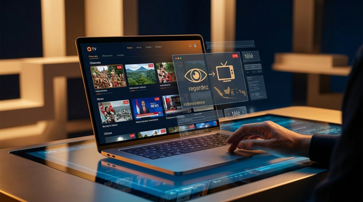 Regardez les chaînes de télévision indonésiennes en ligne